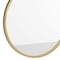 Flash Furniture 20" Round Gold Metal Framed Accent Wall Mirror HFKHD-0GD-CRE8-291315-GG - alternate 2